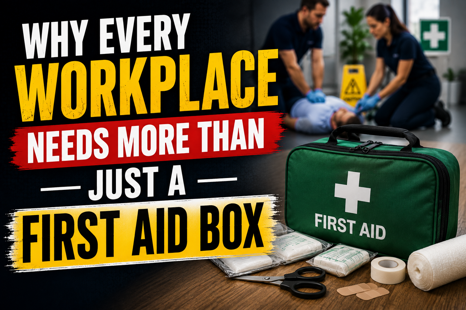 Why Every Workplace Needs More Than Just a First Aid Box | Elite Lifesaving Skills